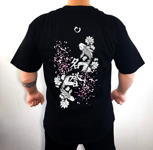 Heiko Koi Tee in black
